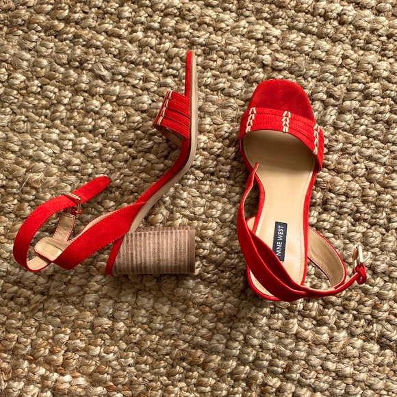 Nine West red shoes - Picture 1 of 7